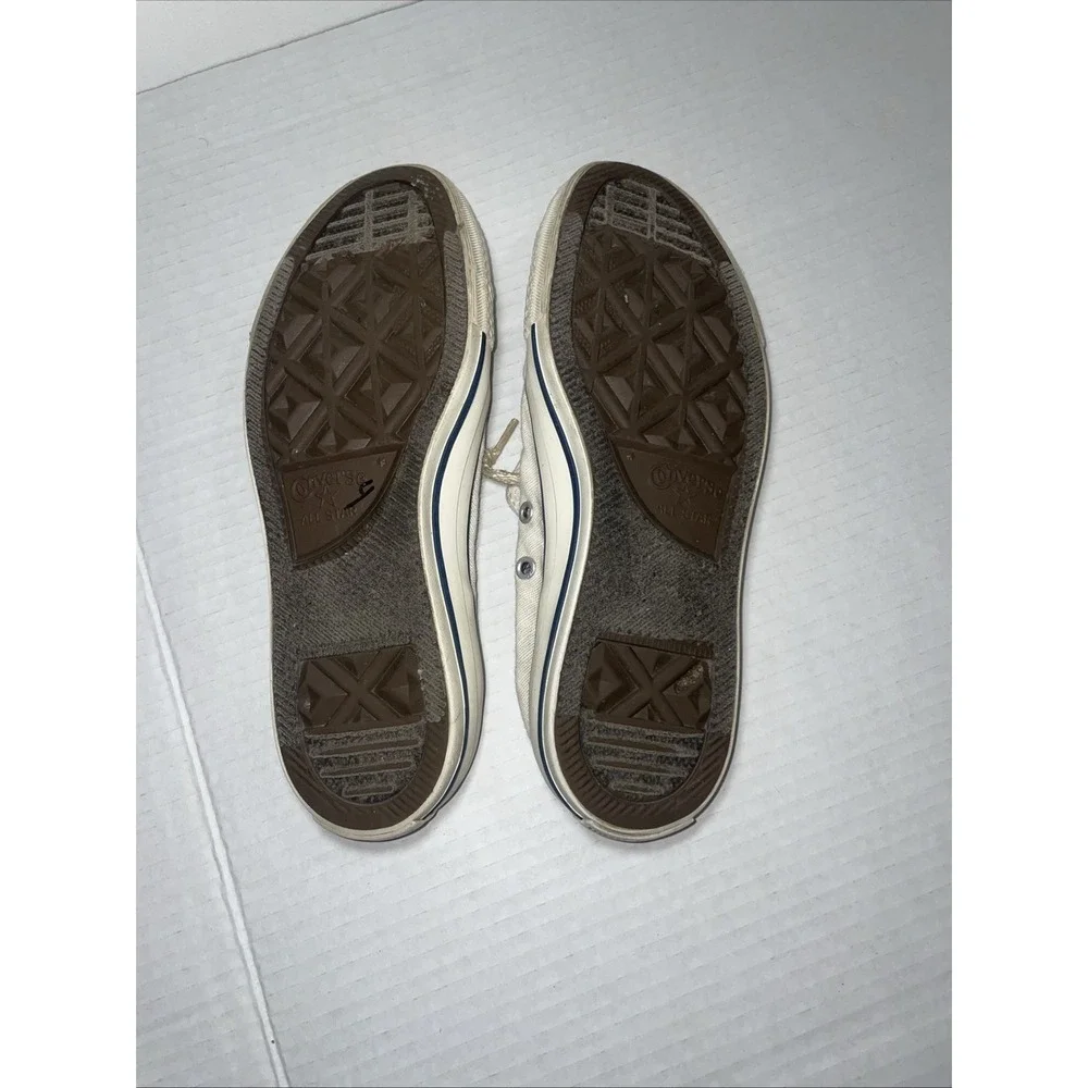 Converse All Star Shoreline Slip On White Sneaker Rope Laces Womens Size 7.5 - Picture 8 of 8